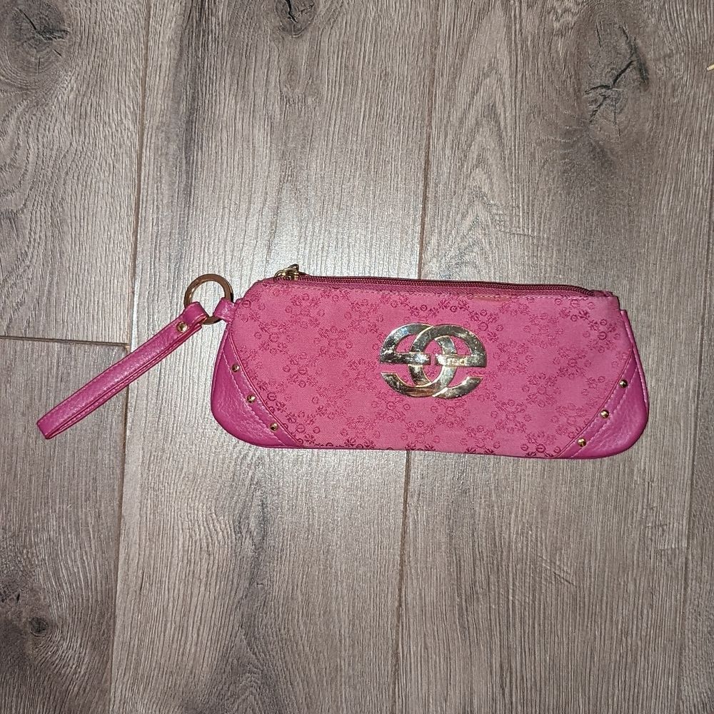 Echo Red wristlet hand bag